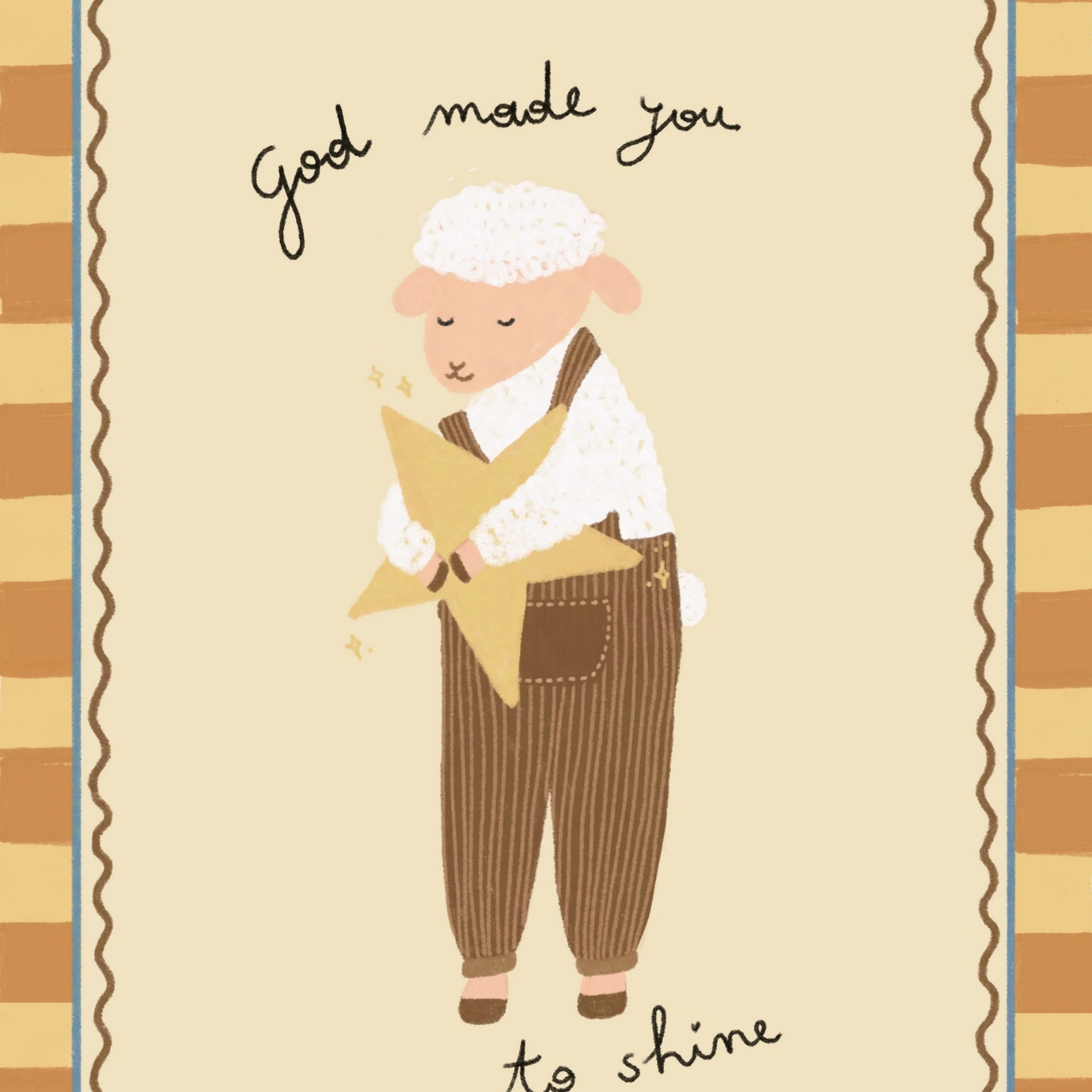 Cute Christian Kids Wall Art