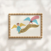 Angel Faith Illustration – Christian Wall Art