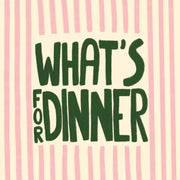 Cute Pink Striped – Décoration murale pour cuisine