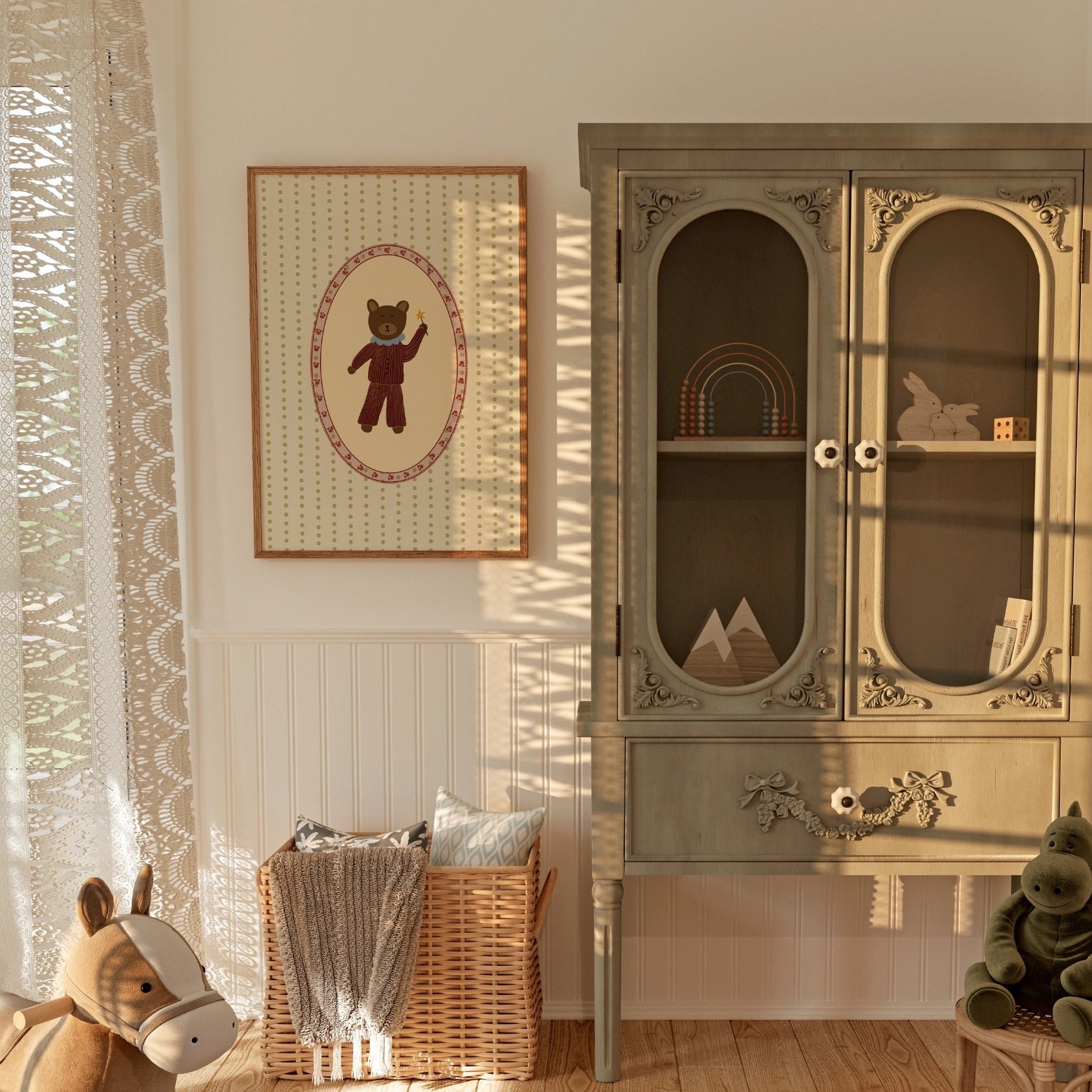 Magic Teddy Bear Print