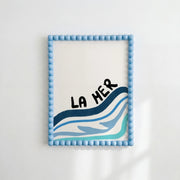 La Mer Blue Waves – Coastal Wall Art