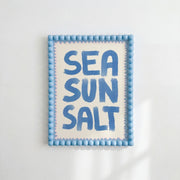 Sea, Sun, Salt Blue - Coastal Wall Art