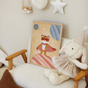 Superhero Tiger Space – Nursery & kids wall art