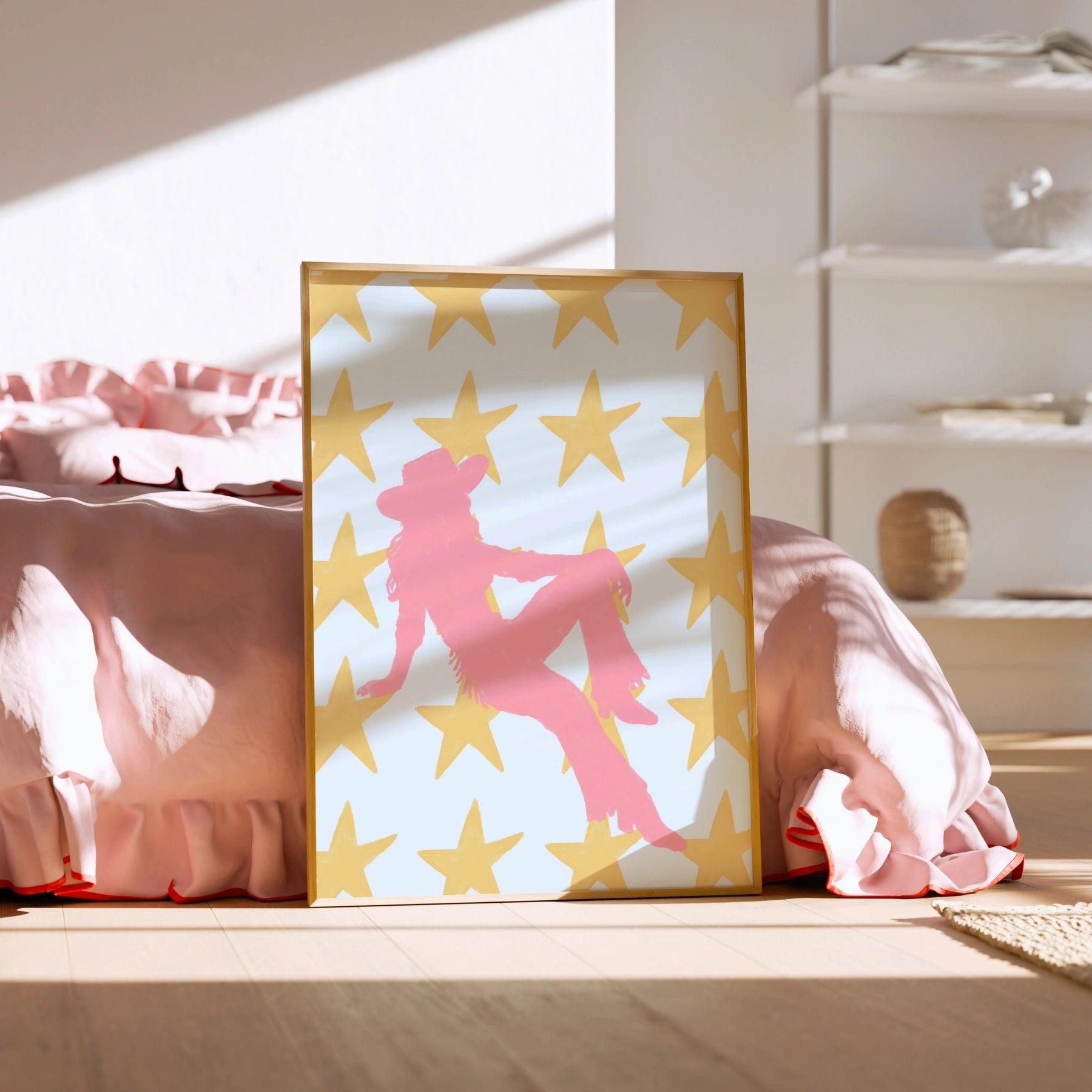 Trendy Cowgirl Poster