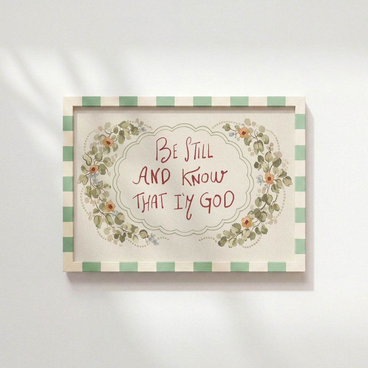 Cottagecore Religious Wall Art, Christian Wall Decor