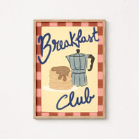 Breakfast Club Kitchen Wall Art