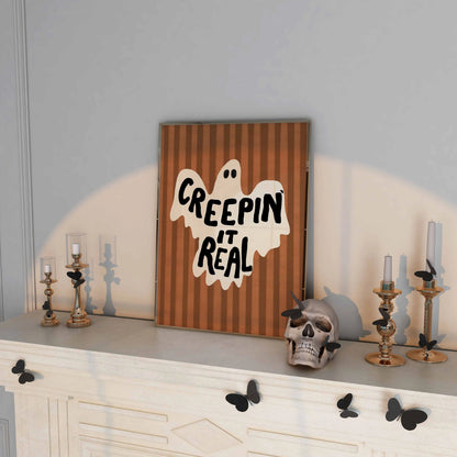 Creepin' It Real Print – Funny Ghost