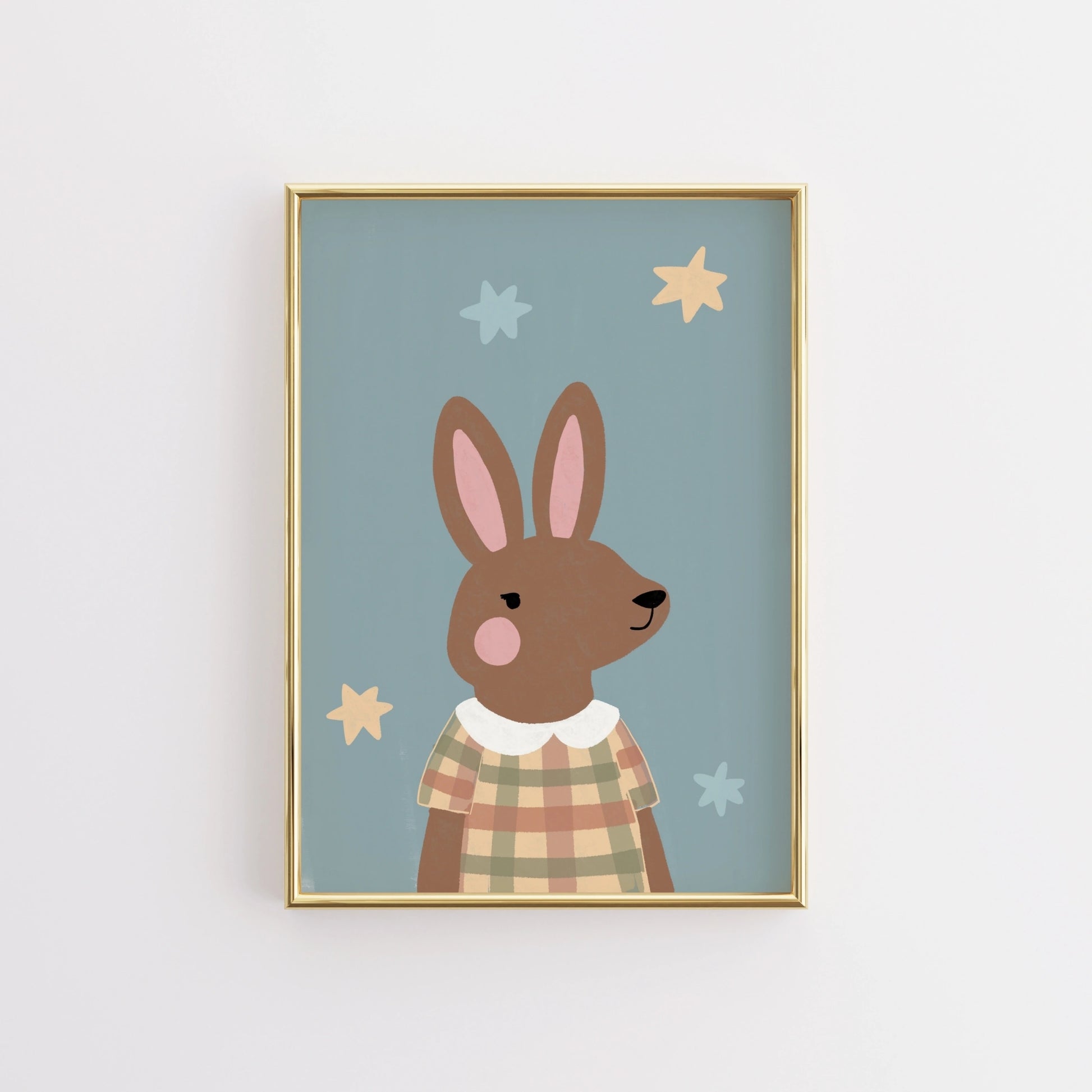 Cute Rabbit Kids Print