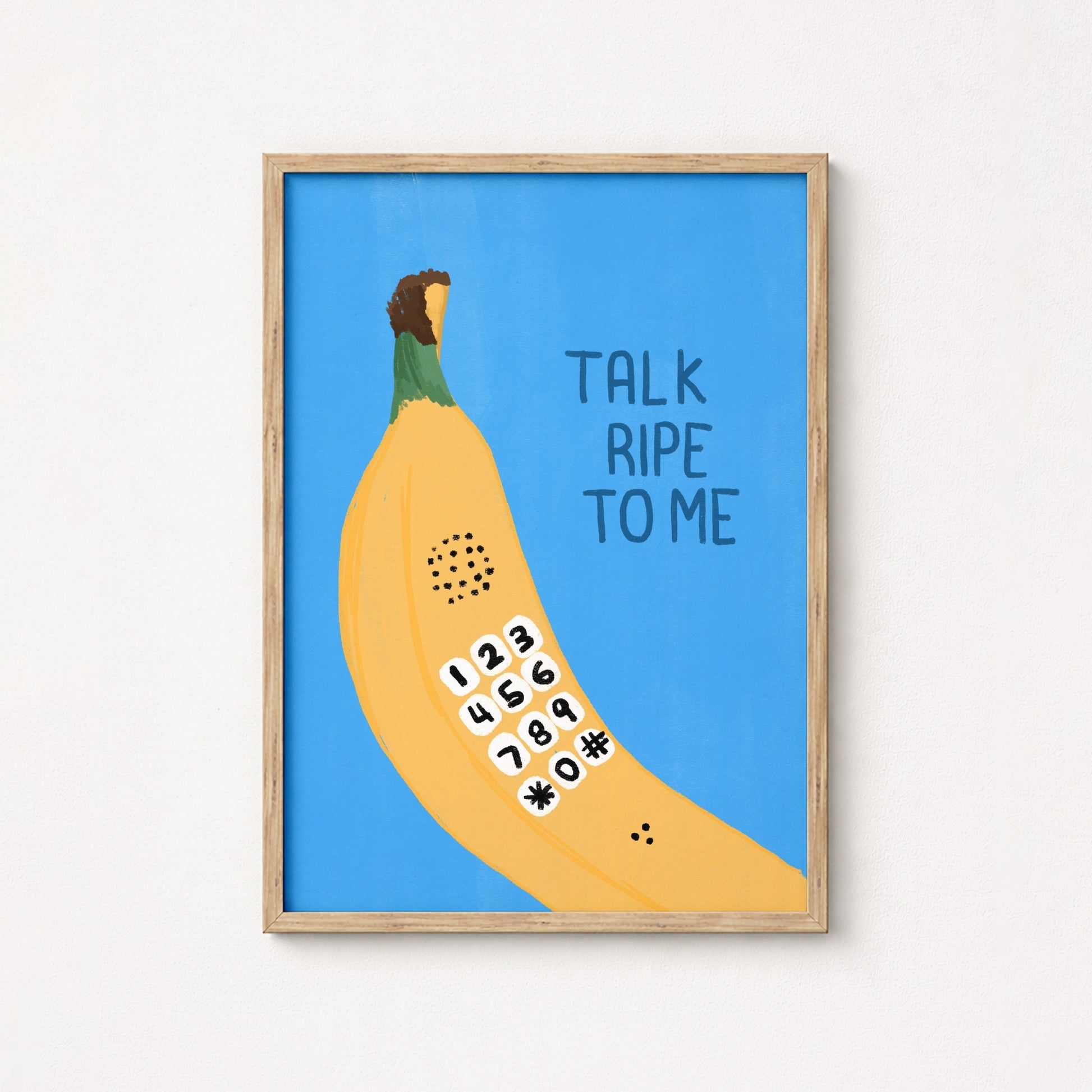 Talk Ripe to Me Wall Art – Funny Fruit Printable
