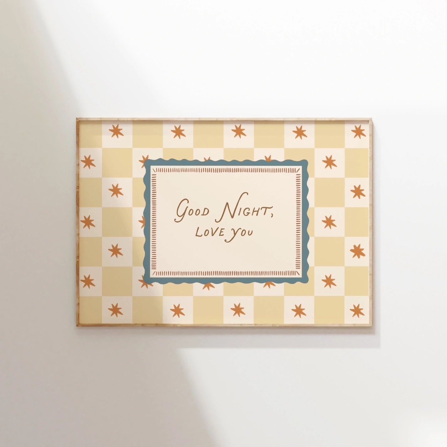 Bedtime Quote Baby Room Print, Whimsical Kids Decor