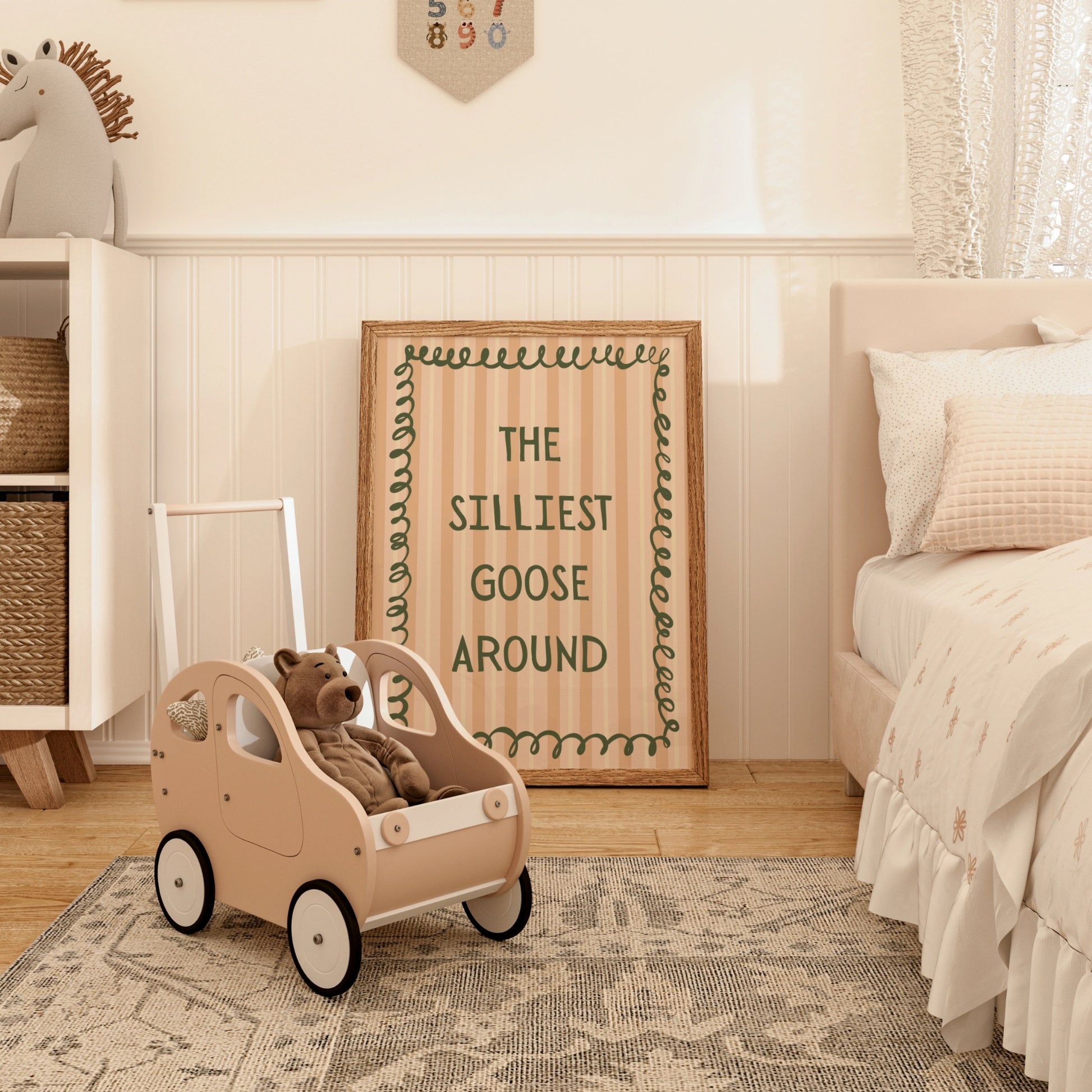 Impression pour chambre d'enfant : chiot et chaton – Décoration murale animalière mignonne pour enfants