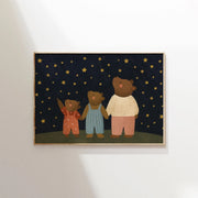Cozy Bedtime Illustration – Nursery & kids wall art