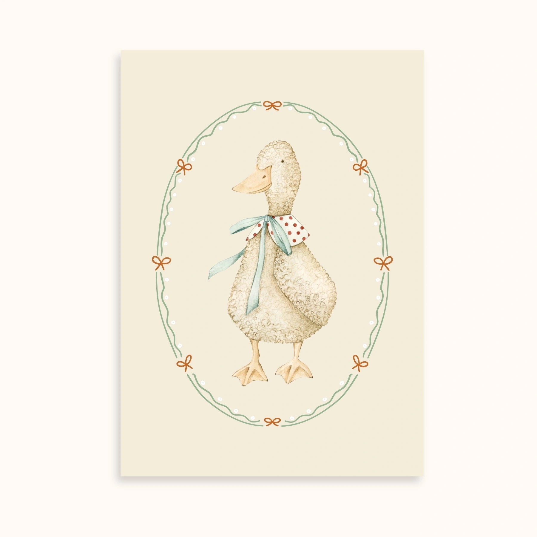 Set de 2 láminas de pared de ganso para habitación infantil