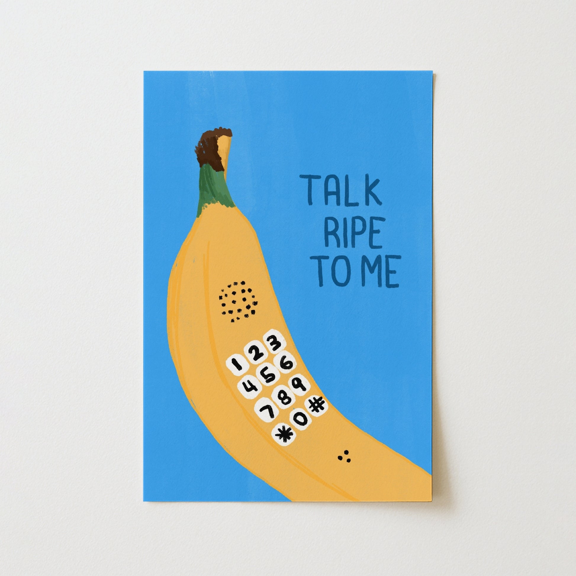 Talk Ripe to Me Wall Art – Funny Fruit Printable