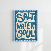 Salt Water Soul Blue – Coastal Wall Art
