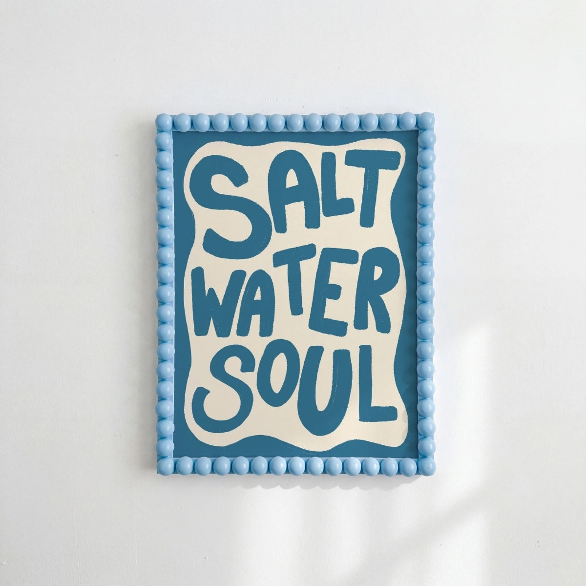 Anima d'acqua salata, Stampa artistica da parete – Stampa marina audace, Decorazioni da parete costiere