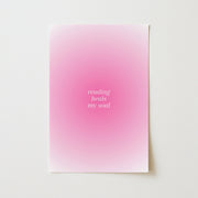 Reading Heals My Soul – Bookish Wall Art