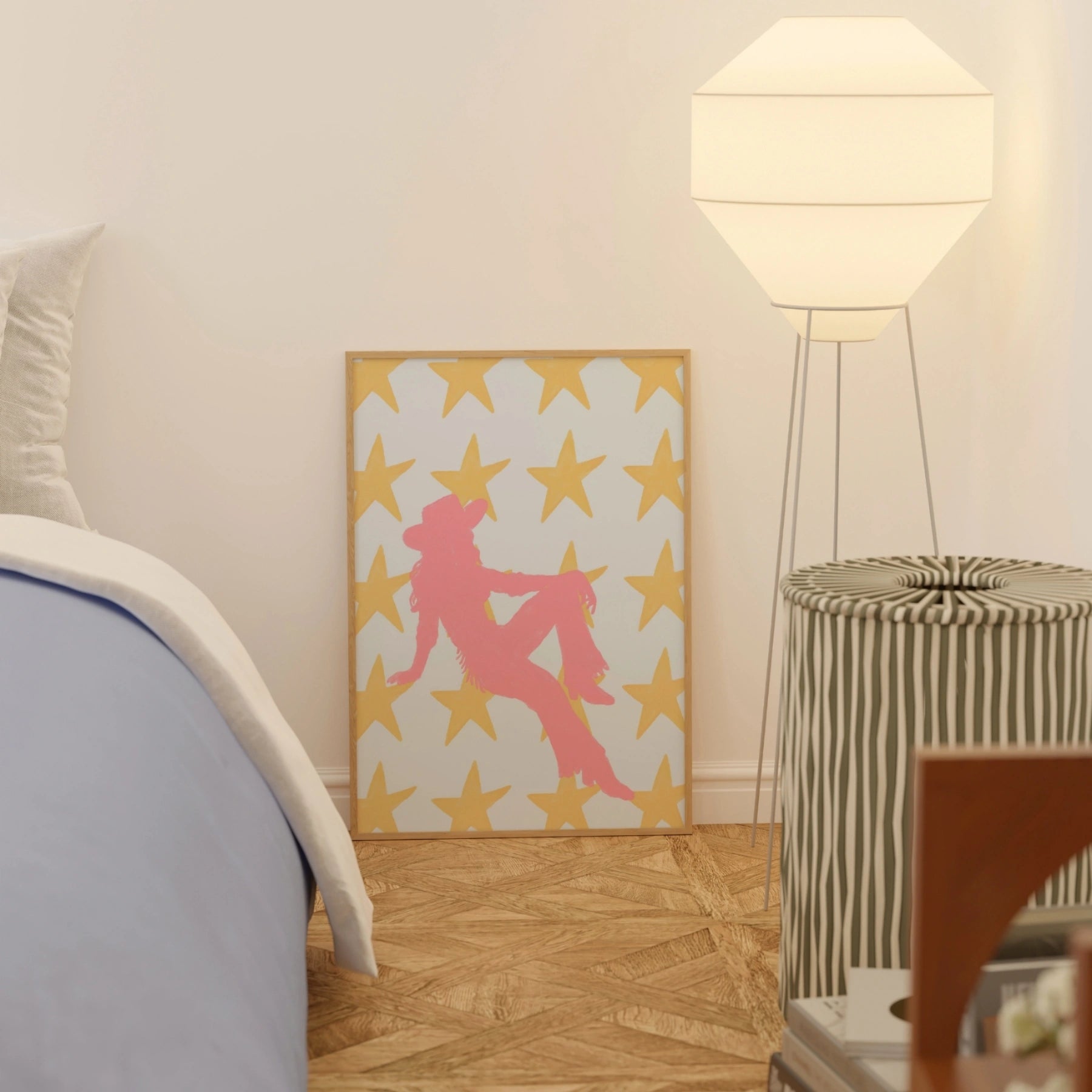 Trendy Cowgirl Poster