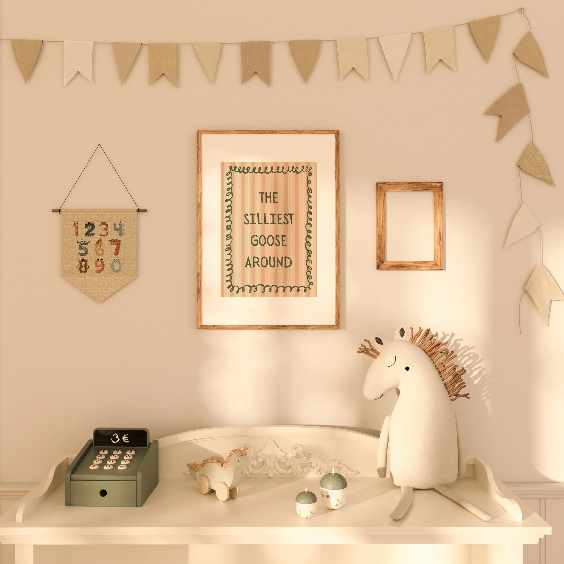 Impression pour chambre d'enfant : chiot et chaton – Décoration murale animalière mignonne pour enfants