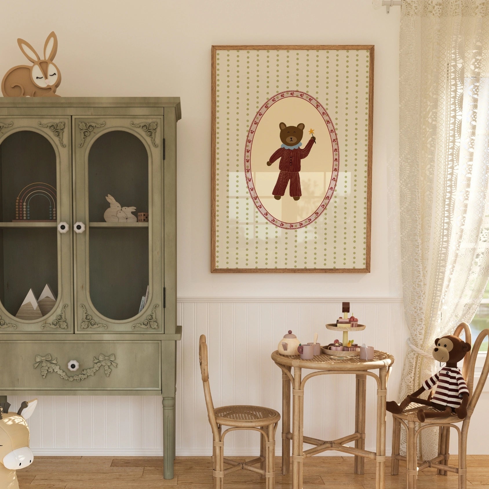 Magic Teddy Bear Print