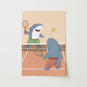 Whimsical Tennis Court Decor – Nursery & kids wall art