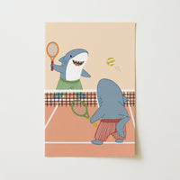 Whimsical Tennis Court Decor