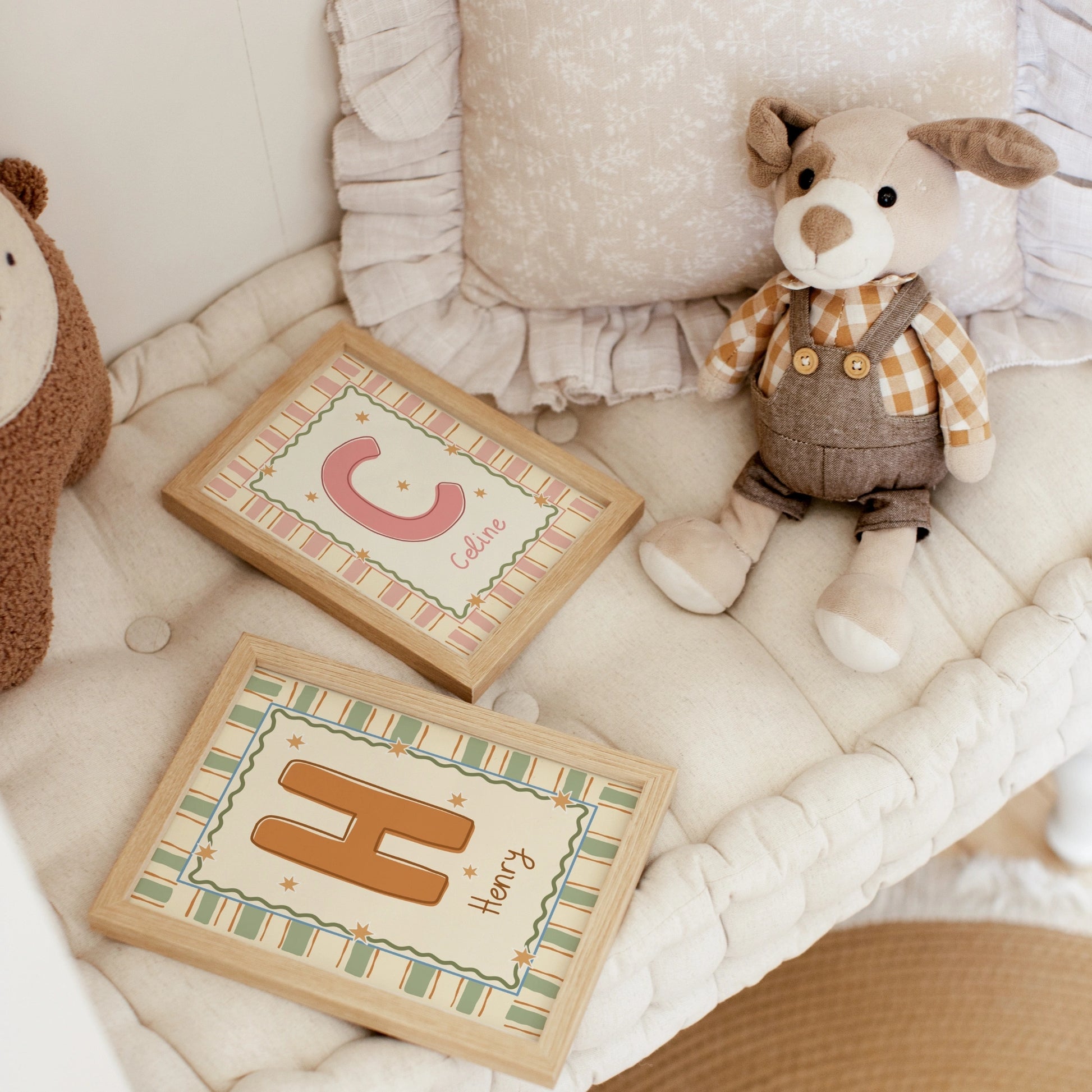 Personalized Nursery Name Wall Print