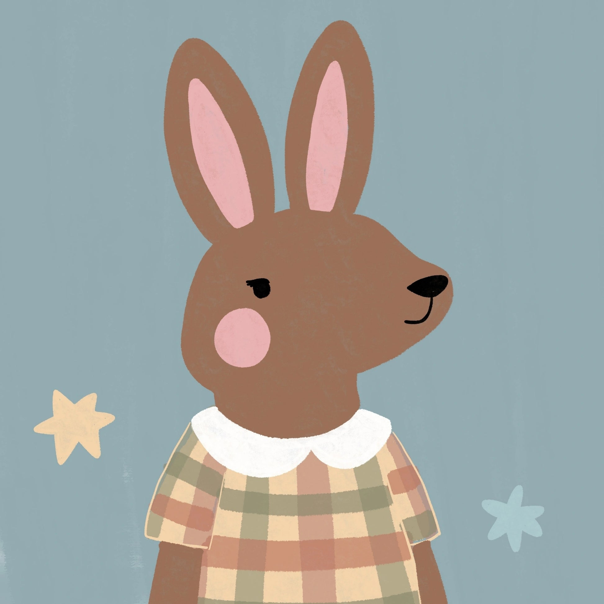 Cute Rabbit Kids Print