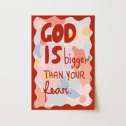 God Is Bigger - Poster cristiano