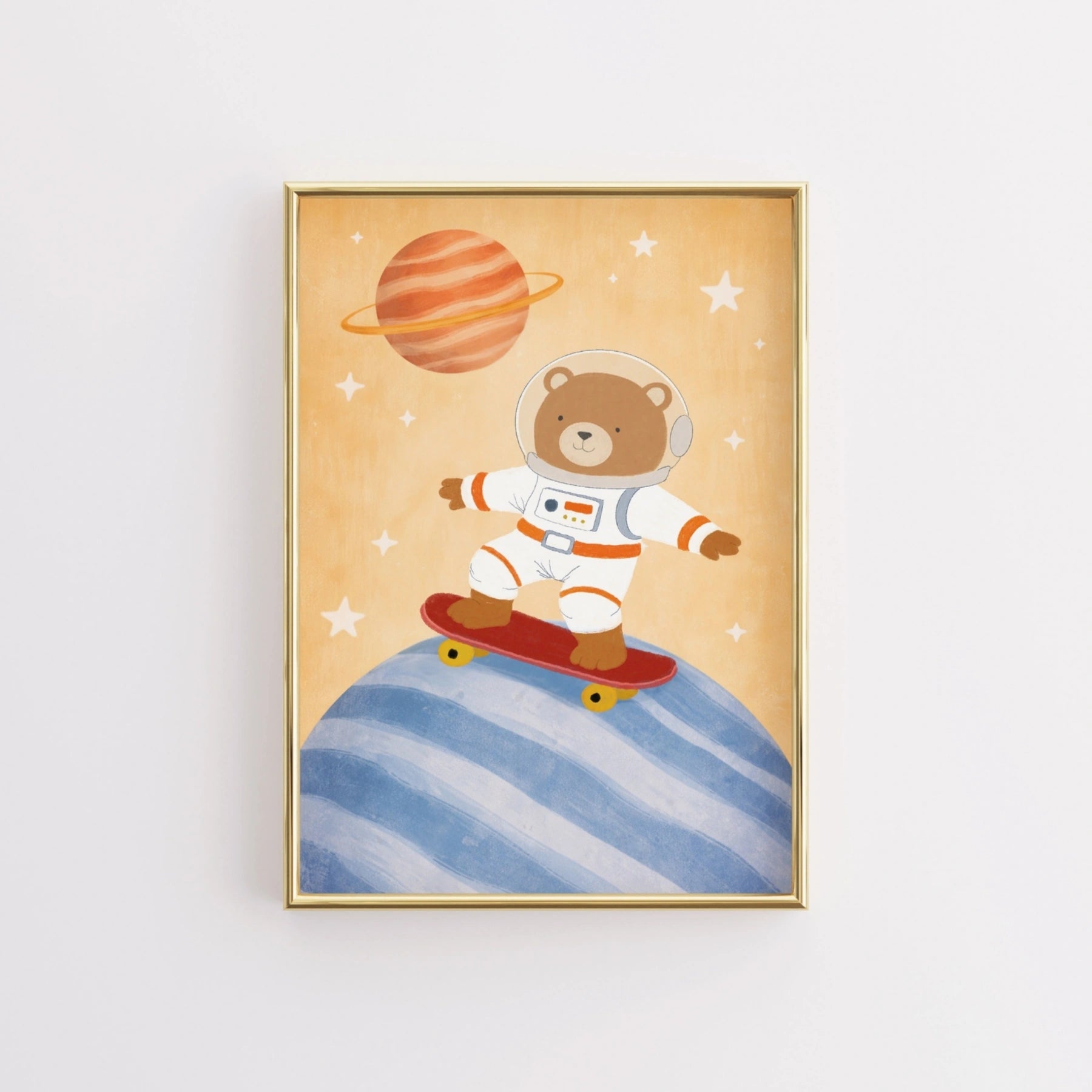 Decorazione camera per bambini dello spazio