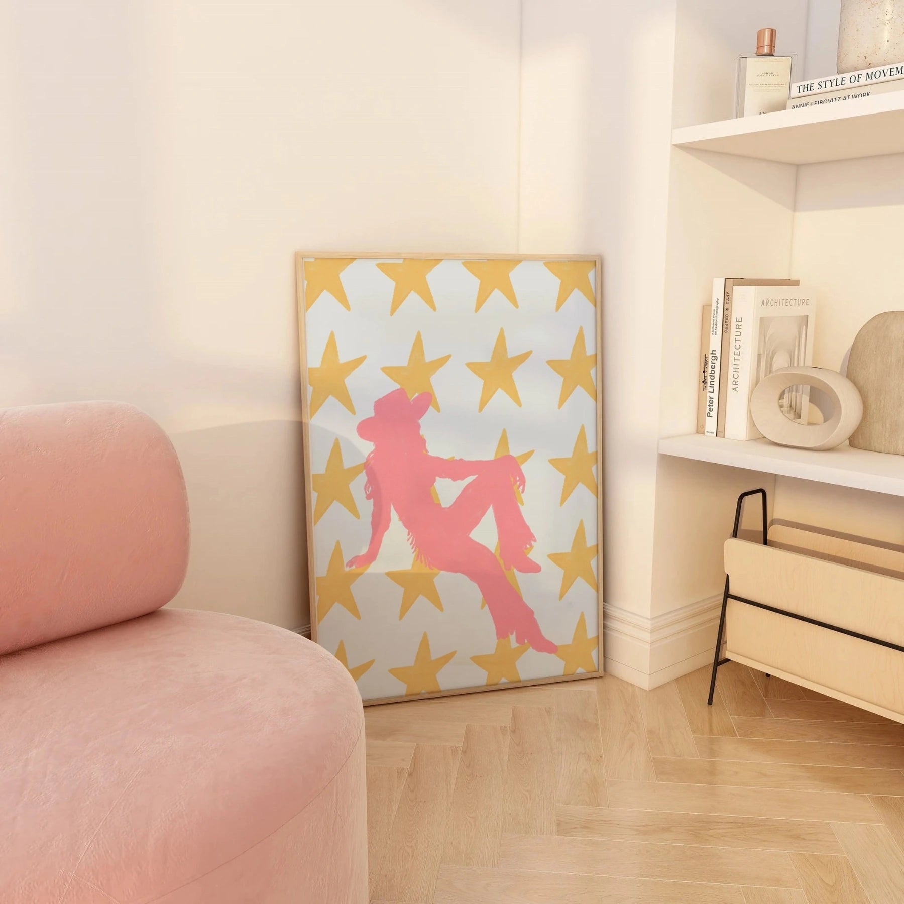 Trendy Cowgirl Poster