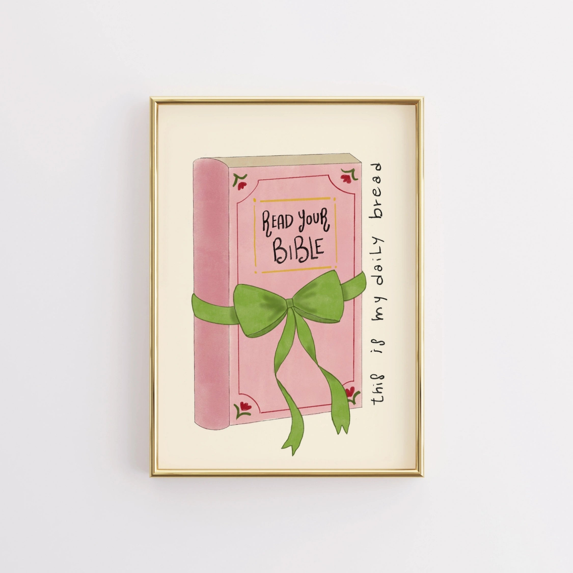 Art mural chrétien Lisez votre Bible