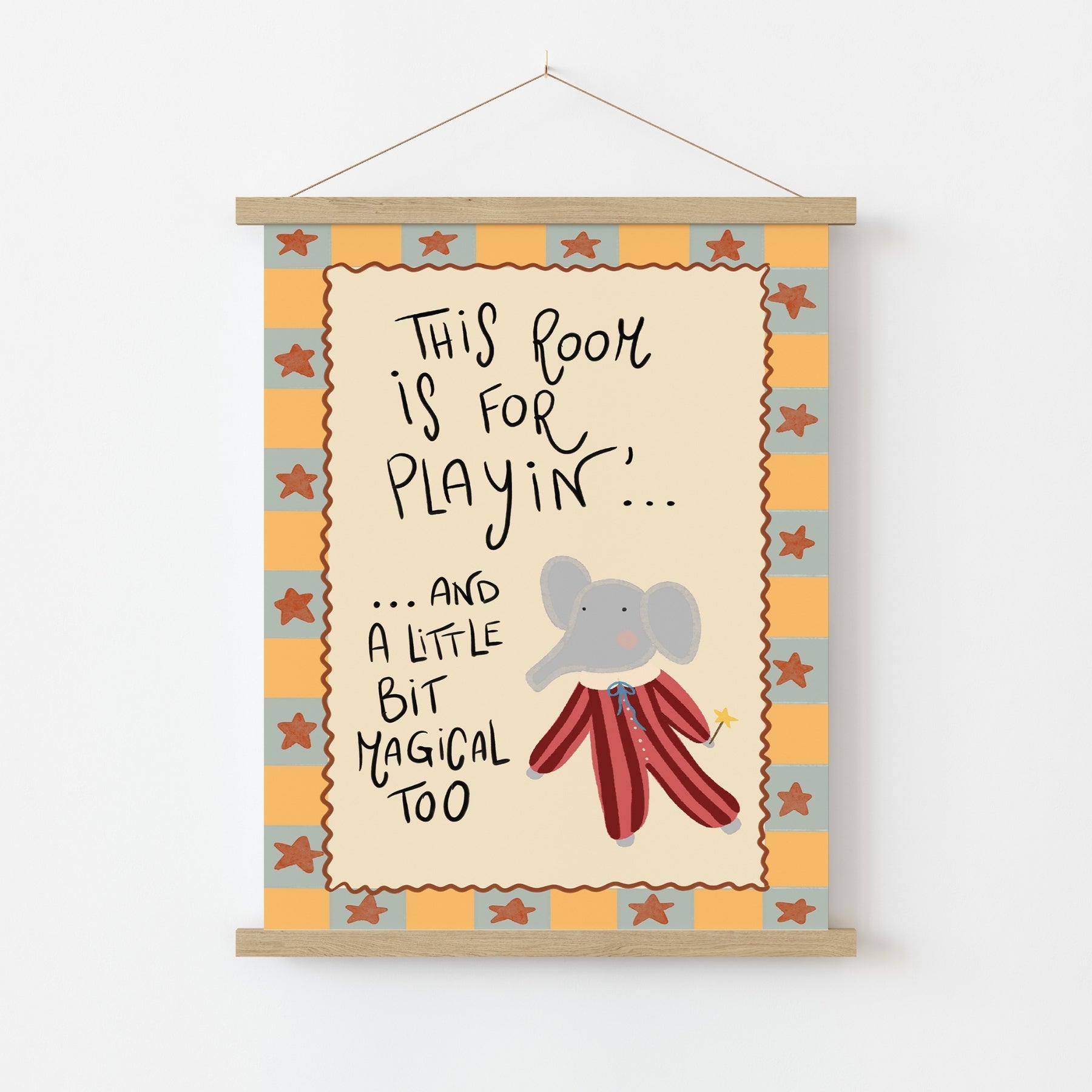 This Room Is for Playin’ Nursery Print