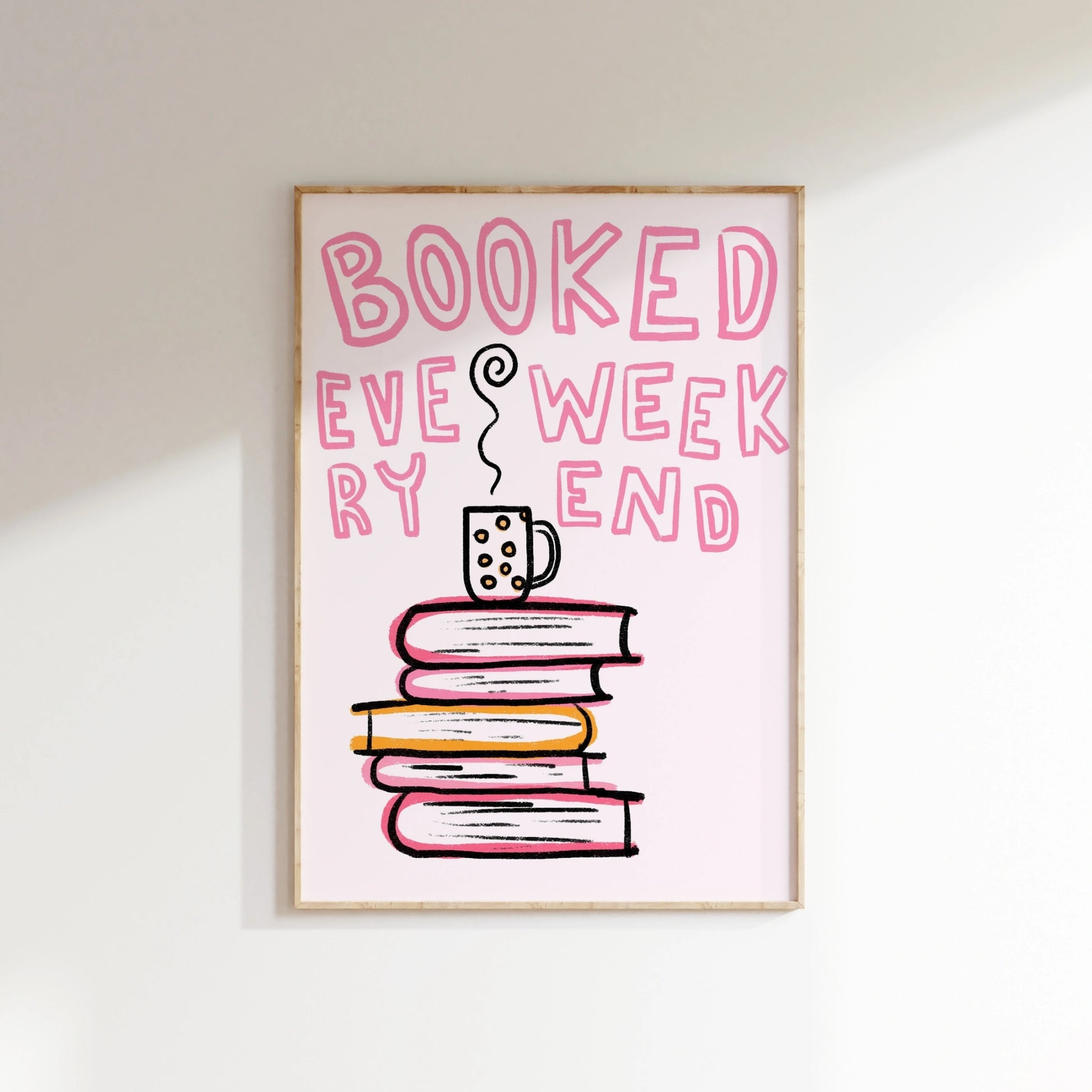 Reservado Todos los Fines de Semana – Impresión Literaria Rosa