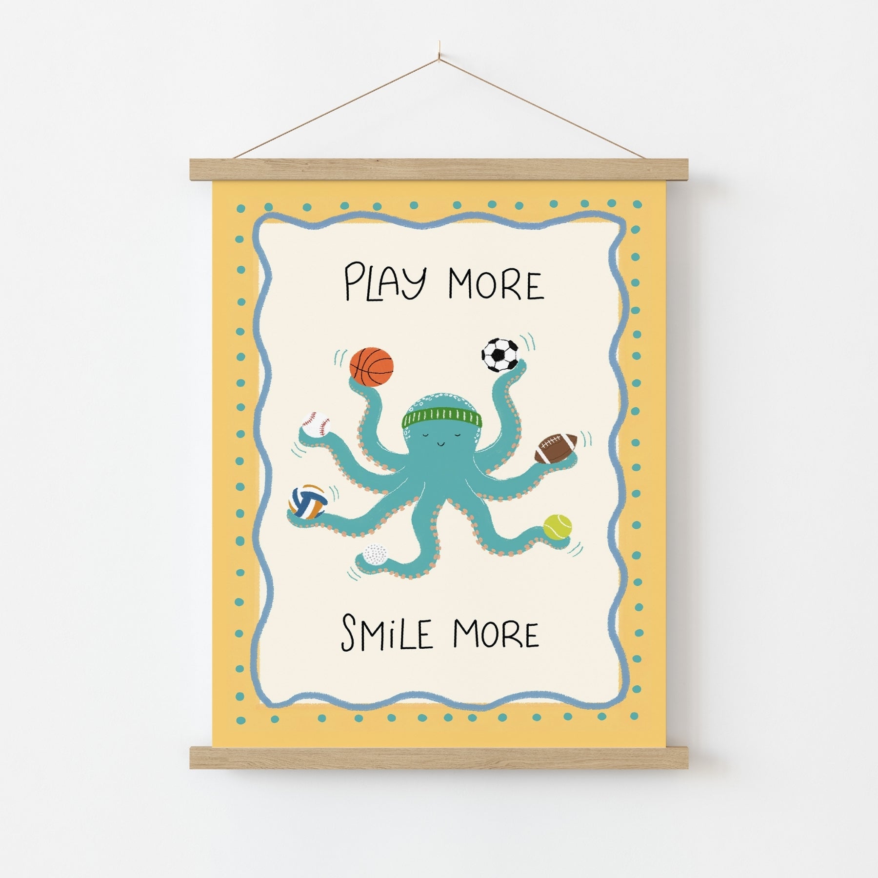 Cute Octopus Sports Print
