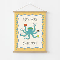 Cute Octopus Sports Print