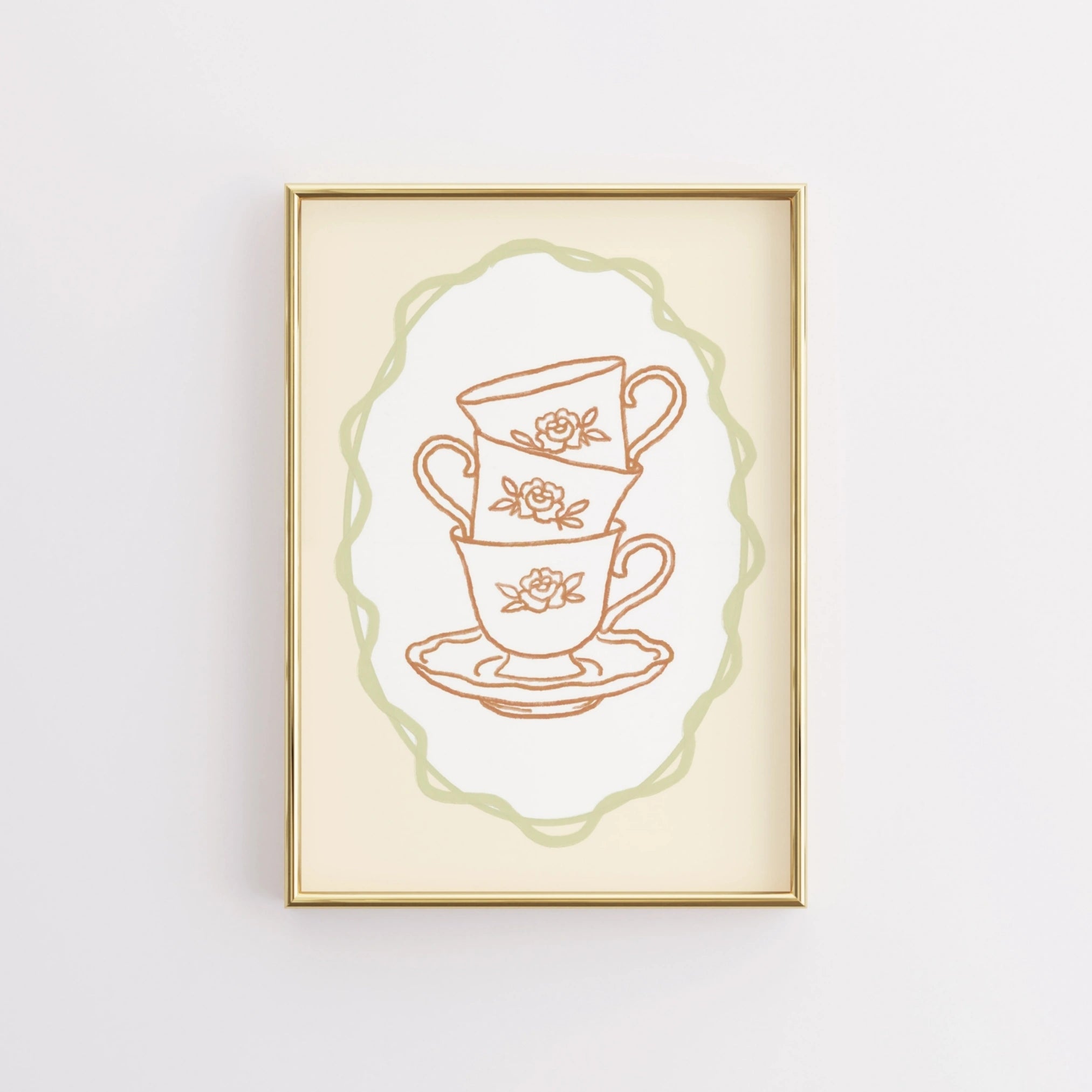 Decorazione murale per la tavola da pranzo italiana – Stampa di pasta, vino e cucina