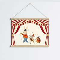 Circus Stage Nursery Print