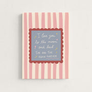 To the Moon and Back – Nursery & Kids Canvas Wall Art