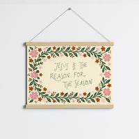Floral Scripture Quote Print