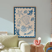 Ocean Shells and Sea Life – Coastal Wall Art