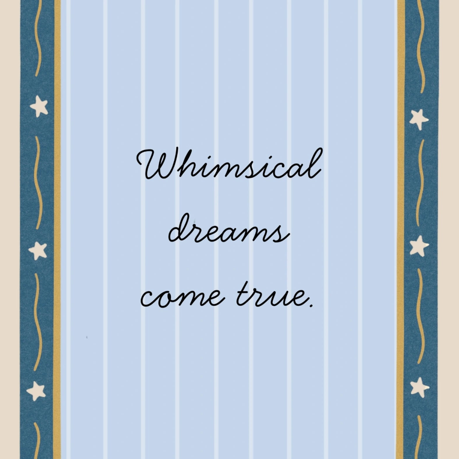 Whimsical Dreams Nursery Print
