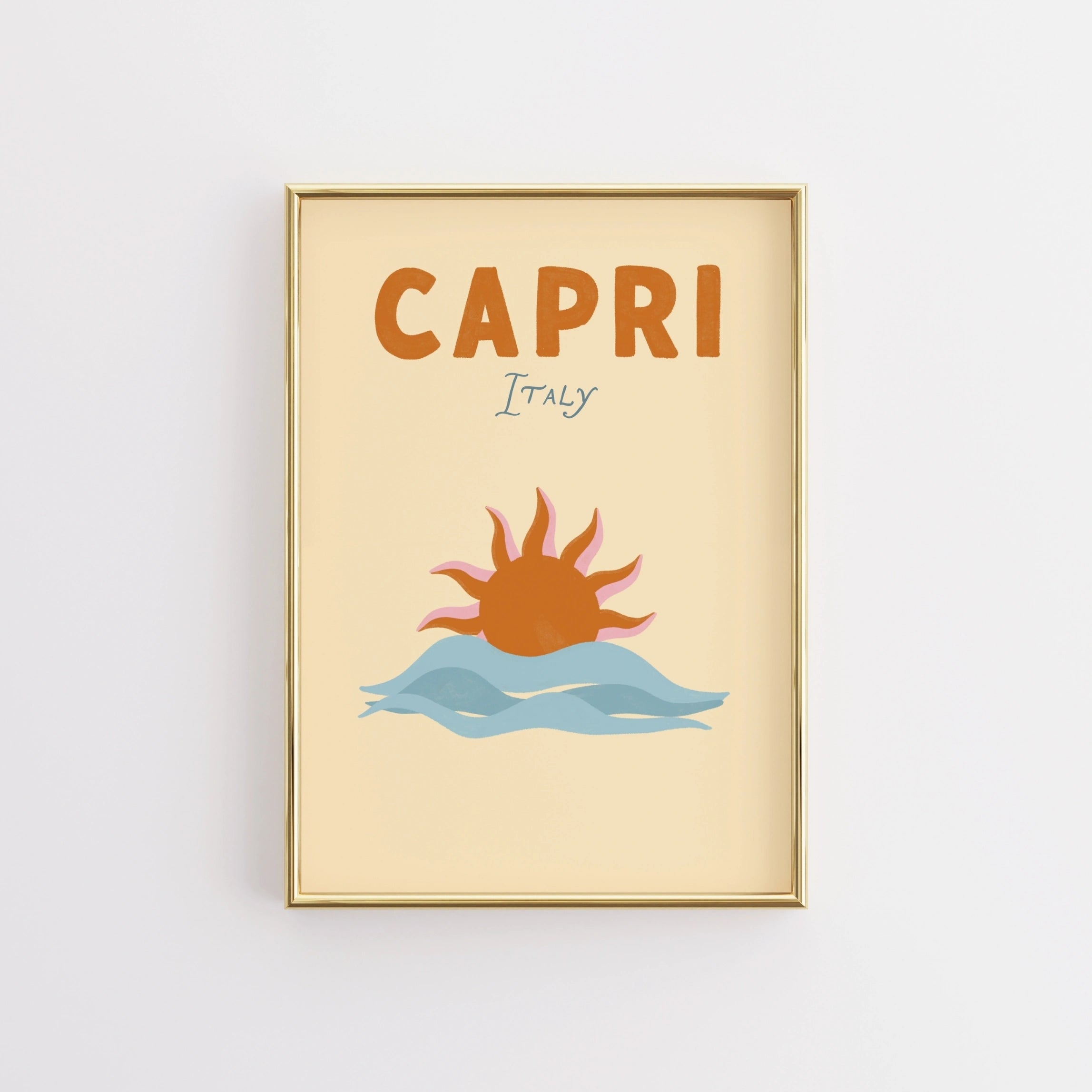 Art Mural Capri Italie