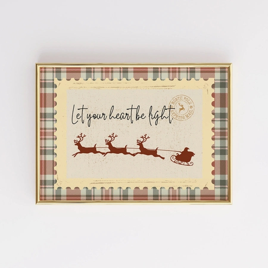 Retro Christmas Print