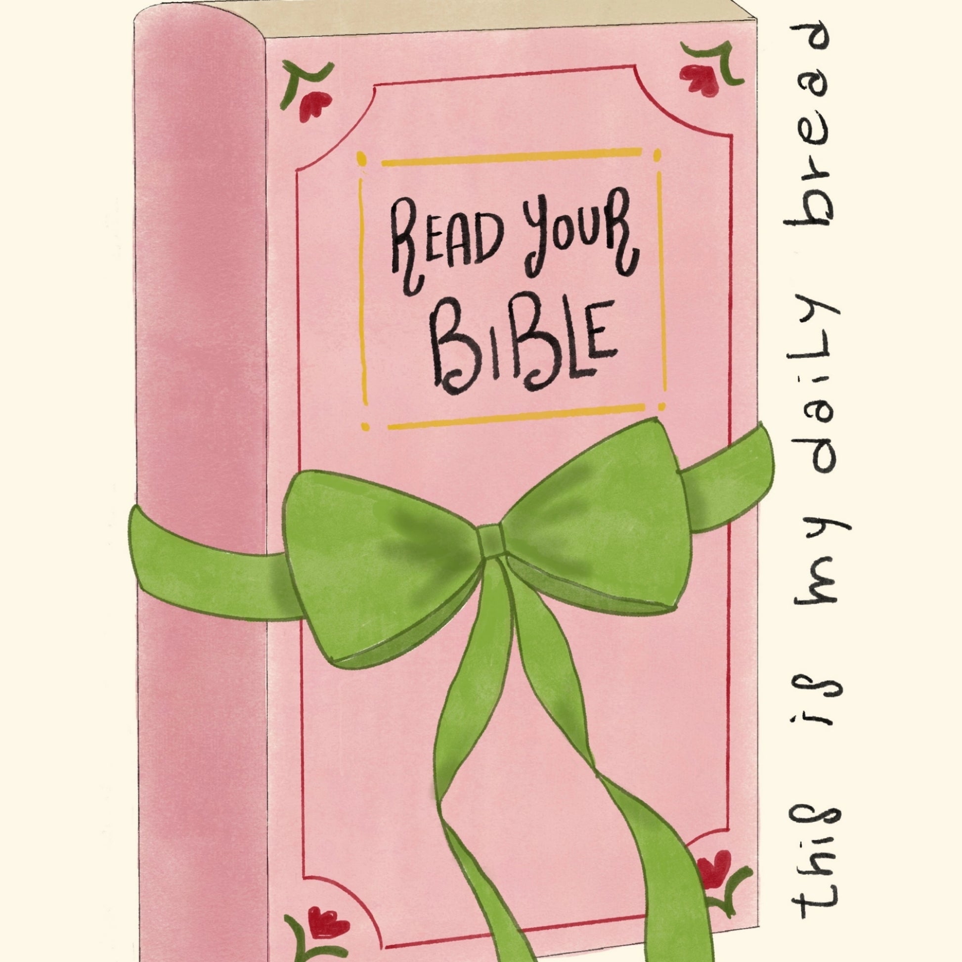 Art mural chrétien Lisez votre Bible