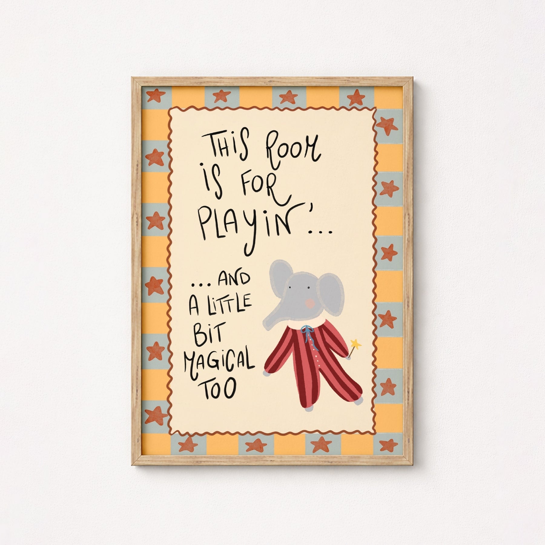 This Room Is for Playin’ Nursery Print