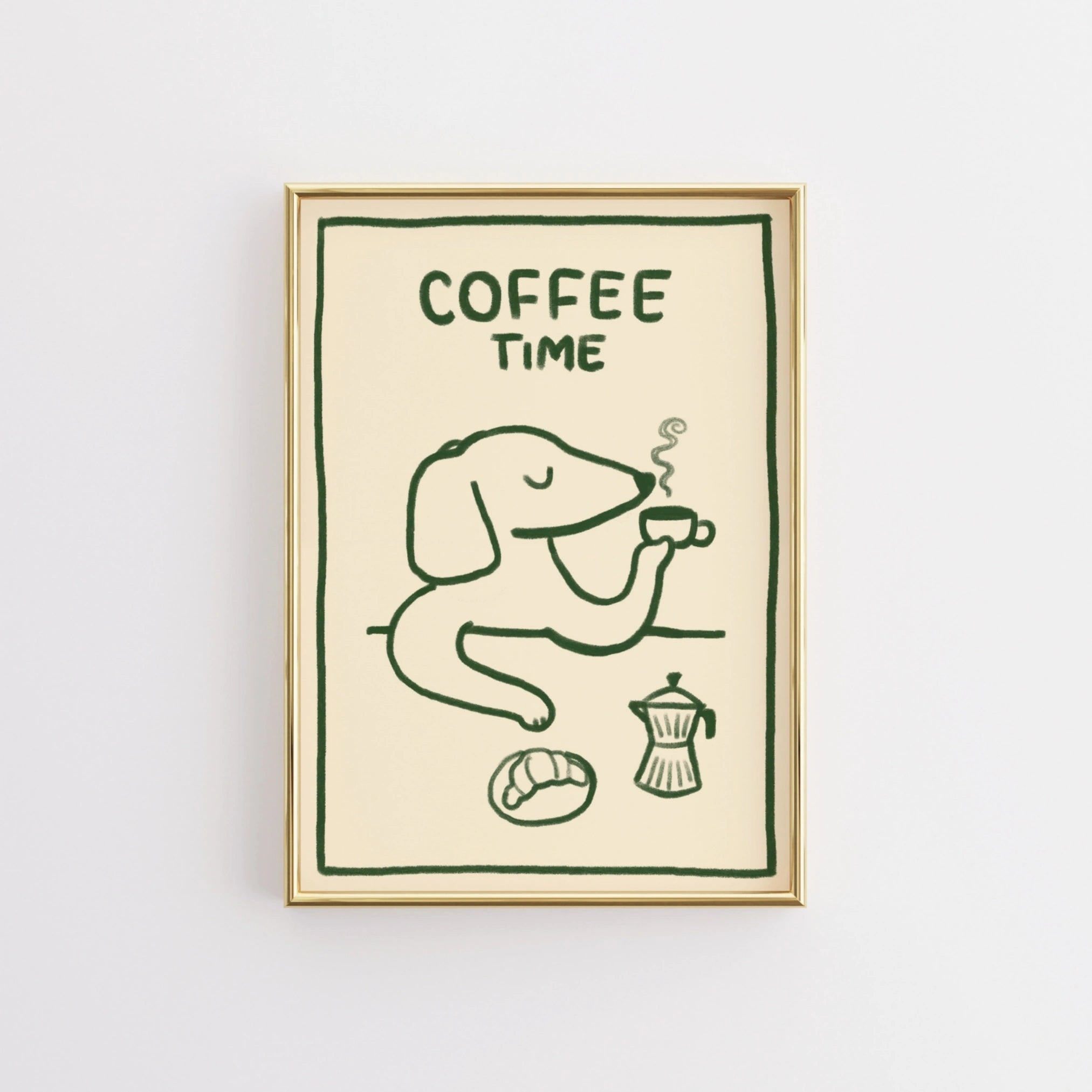 Decorazione murale per la tavola da pranzo italiana – Stampa di pasta, vino e cucina