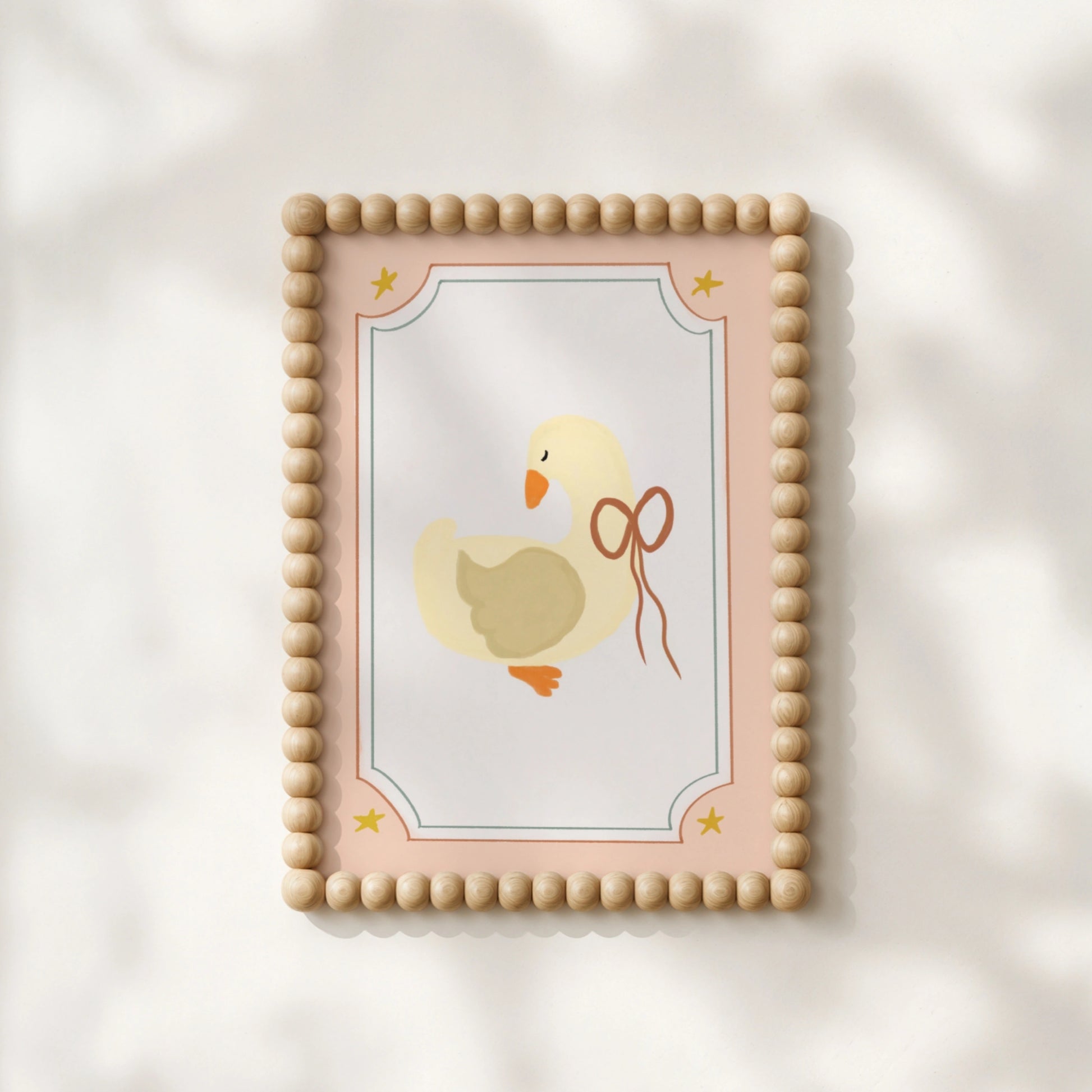 Décoration murale Oie Mignonne, Décoration de Chambre d'enfant Vintage