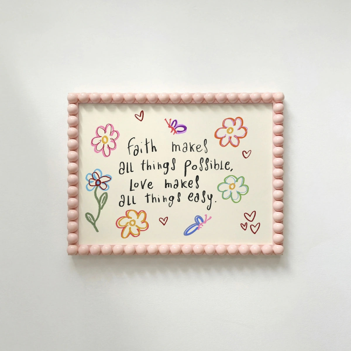 Faith Makes All Things Possible, Christian Wall Decor