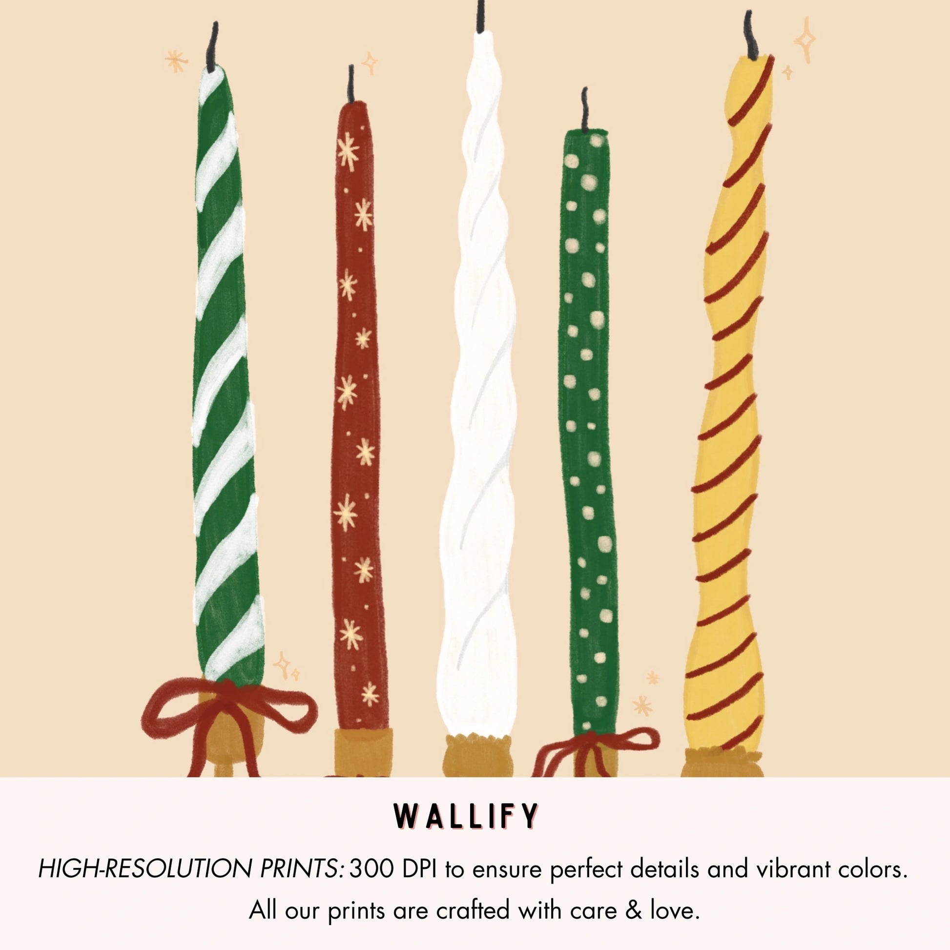 Set di 16 stampe vintage disegnate a mano per le vacanze